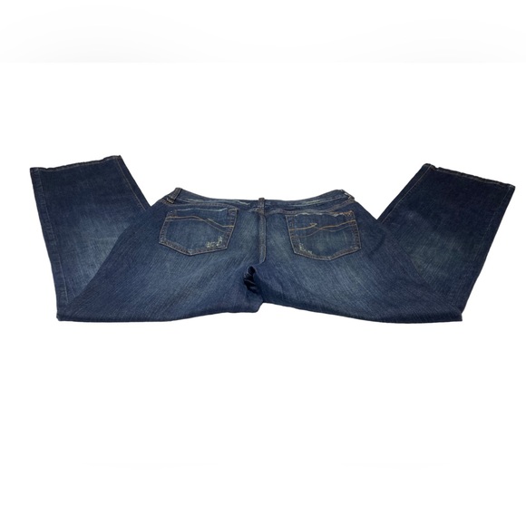 DKNY Rustic Distressed Plus Size Jeans Denim Pants Straight Leg Size 16R - Picture 2 of 5